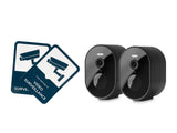 NEXSMART™ AIR5 CAMÉRA DE SURVEILLANCE SUR BATTERIE – LOT DE 2 AUTOCOLLANTS - 1