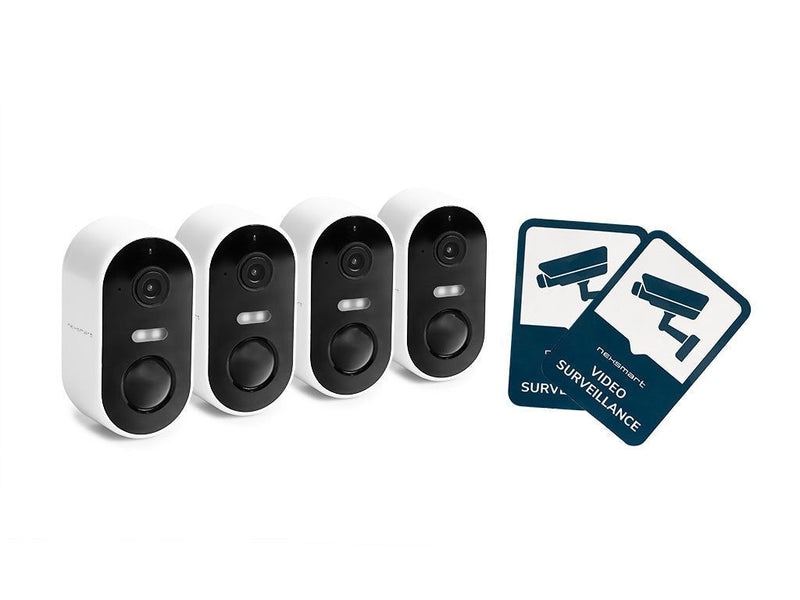 NEXSMART™ AIR3 CAMÉRA DE SURVEILLANCE ALIMENTÉE PAR BATTERIE - 4 PAQUET+AUTOCOLLANT