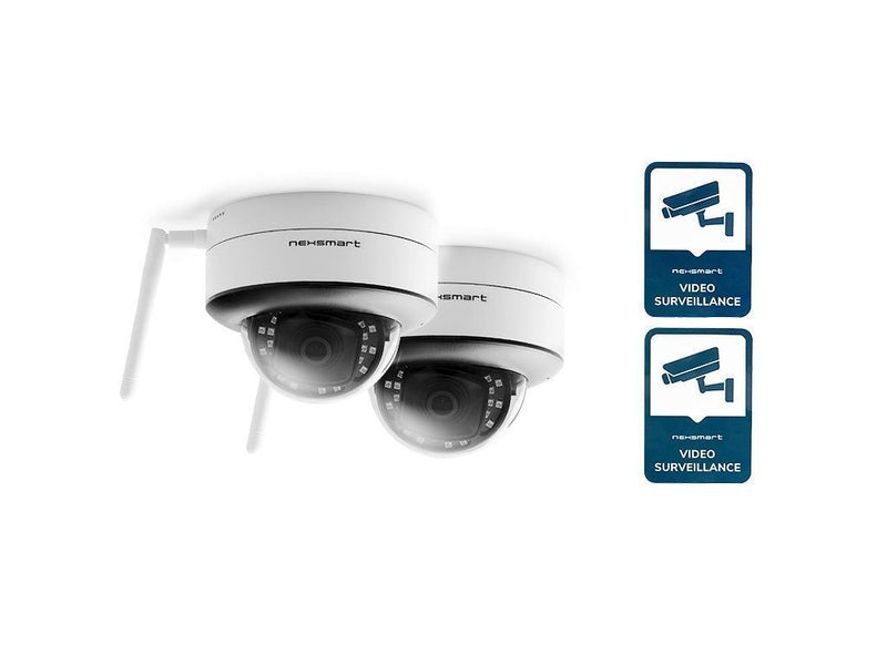NEXSMART™ LOOK 2K HD WIFI SURVEILLANCE CAMERA - 2 PACK+STICKER - 1