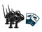 NEXSMART™ VISION5 PLUS CAMÉRA DE SURVEILLANCE HD 2K - 4 PAQUET+AUTOCOLLANT