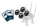 NEXSMART™ VISION4 PLUS CAMÉRA DE SURVEILLANCE HD 2K - 4 PAQUET+AUTOCOLLANT - 1